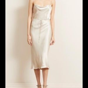 Bec & Bridge Moon Dance Slip Dress in Sand US4/AU8